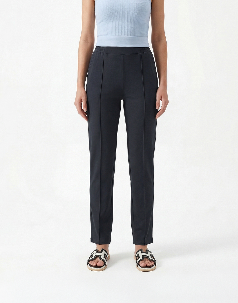 Buttery Soft, Wrinkle-Free With Tummy Control Street Trousers