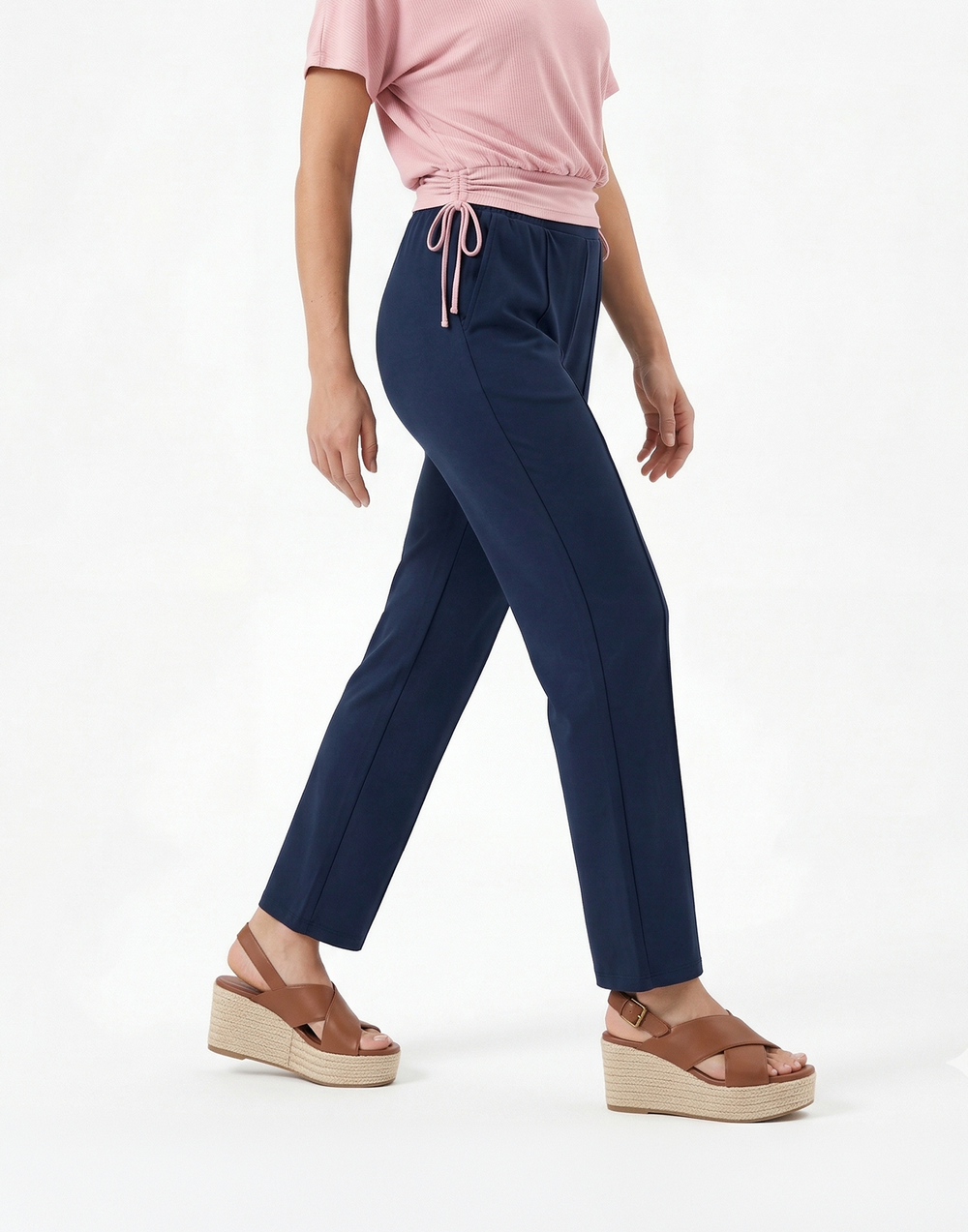 Buttery Soft, Wrinkle-Free With Tummy Control Street Trousers
