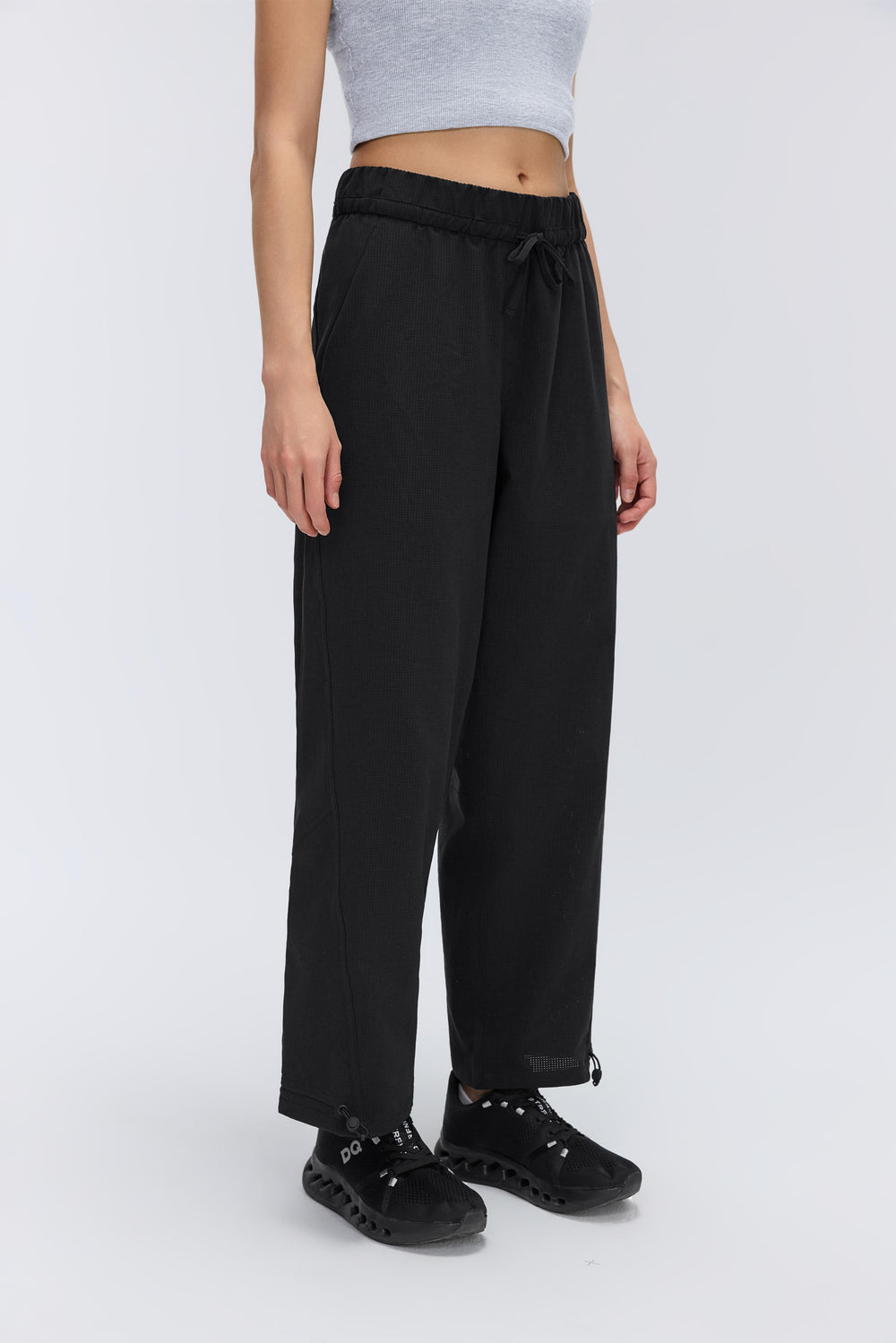 2-in-1 Cooling, Breathable & Wrinkle-Free Ease Trousers With Adjustable Waistband & Pockets