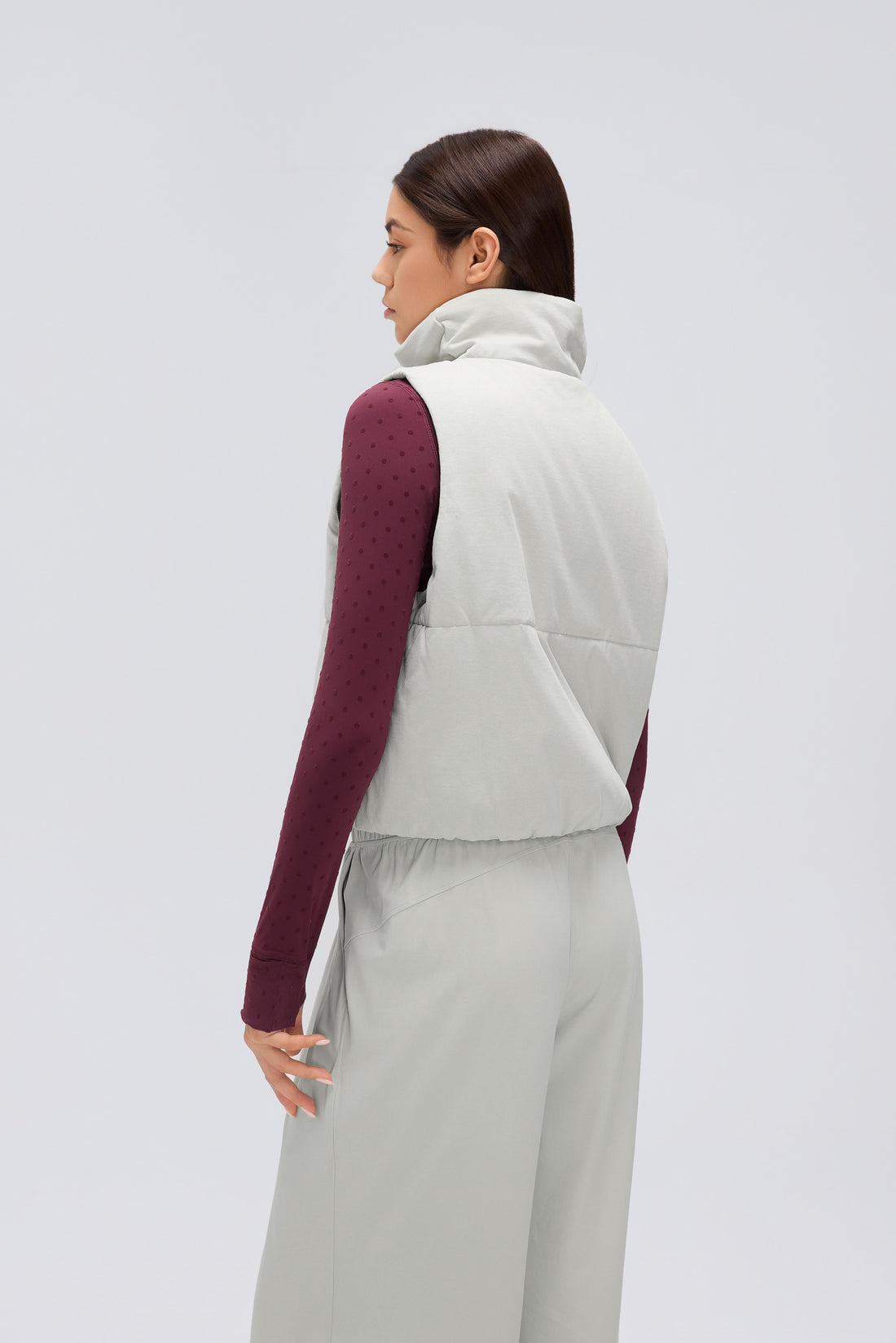 Waterproof, Light & Breathable Warm Plush Vest With Pockets