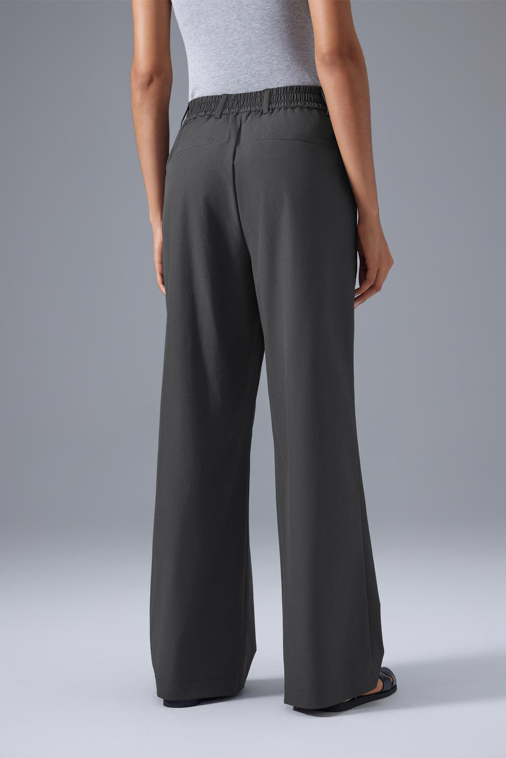 Cooling, Breathable & Wrinkle-Free Conquer Wide Leg Trousers
