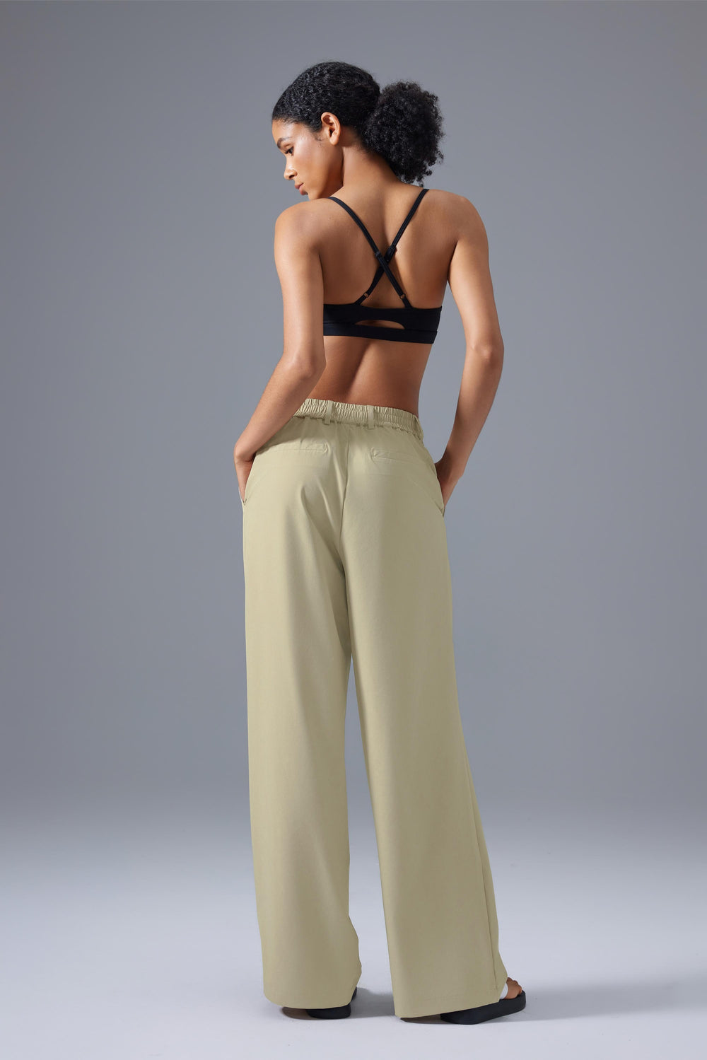 Cooling, Breathable & Wrinkle-Free Conquer Wide Leg Trousers