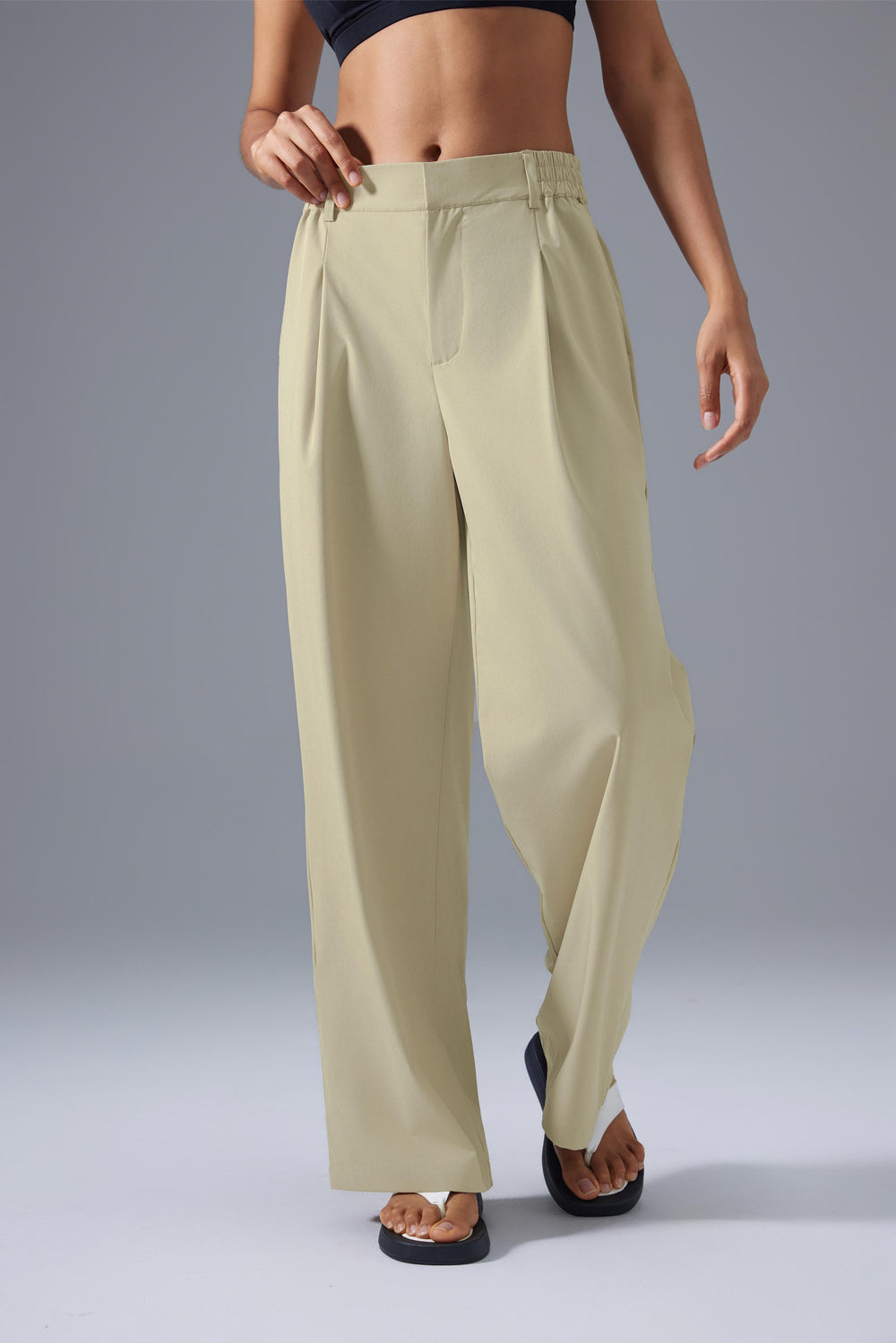 Cooling, Breathable & Wrinkle-Free Conquer Wide Leg Trousers