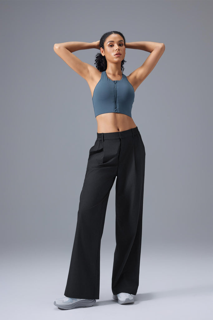 Cooling, Breathable & Wrinkle-Free Conquer Wide Leg Trousers
