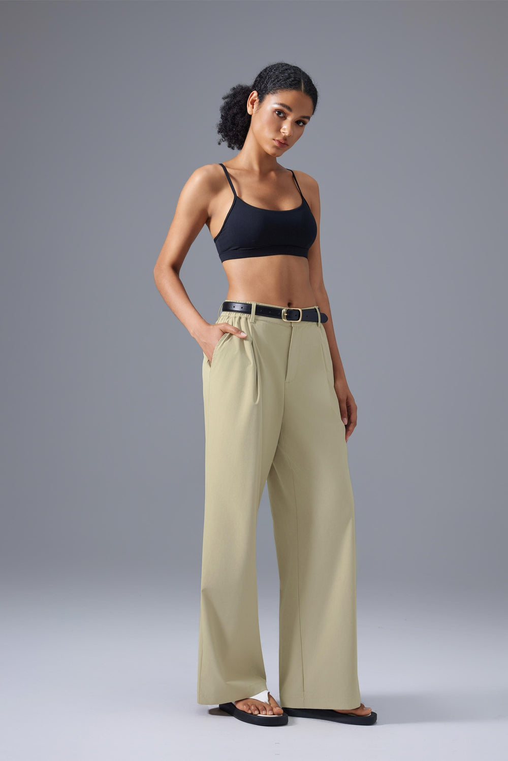 Cooling, Breathable & Wrinkle-Free Conquer Wide Leg Trousers