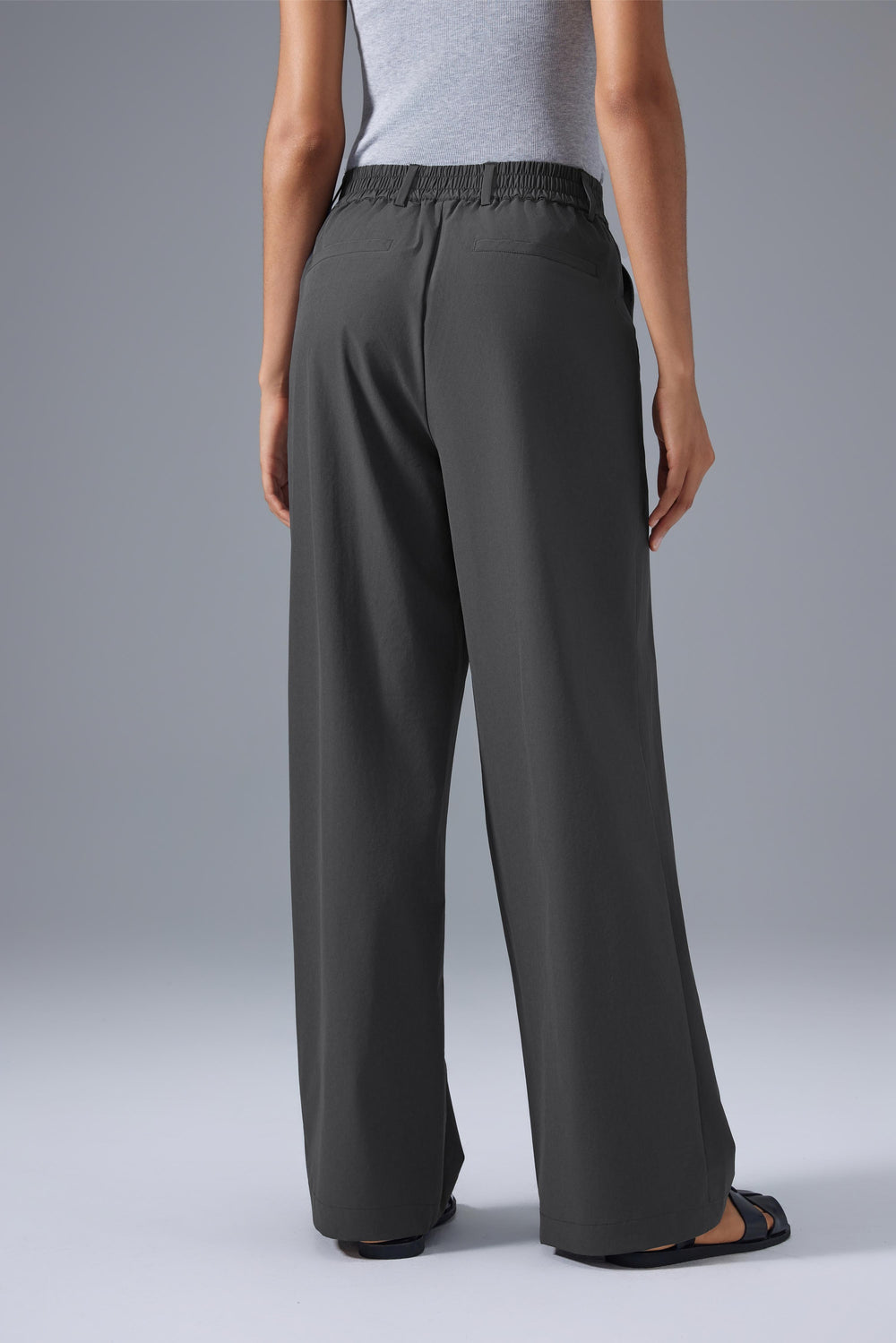 Cooling, Breathable & Wrinkle-Free Conquer Wide Leg Trousers