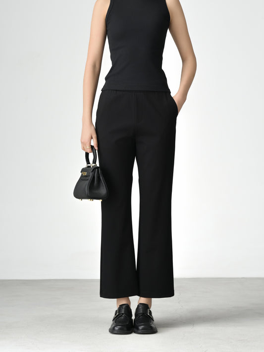 [Petite Collection] Wrinkle-Free, Cooling & Stretchable With Elastic Waistband Dreamscape Trousers