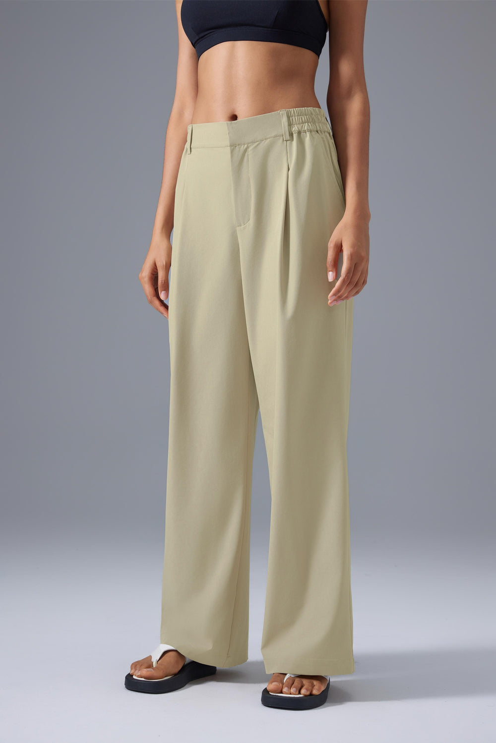 Cooling, Breathable & Wrinkle-Free Conquer Wide Leg Trousers