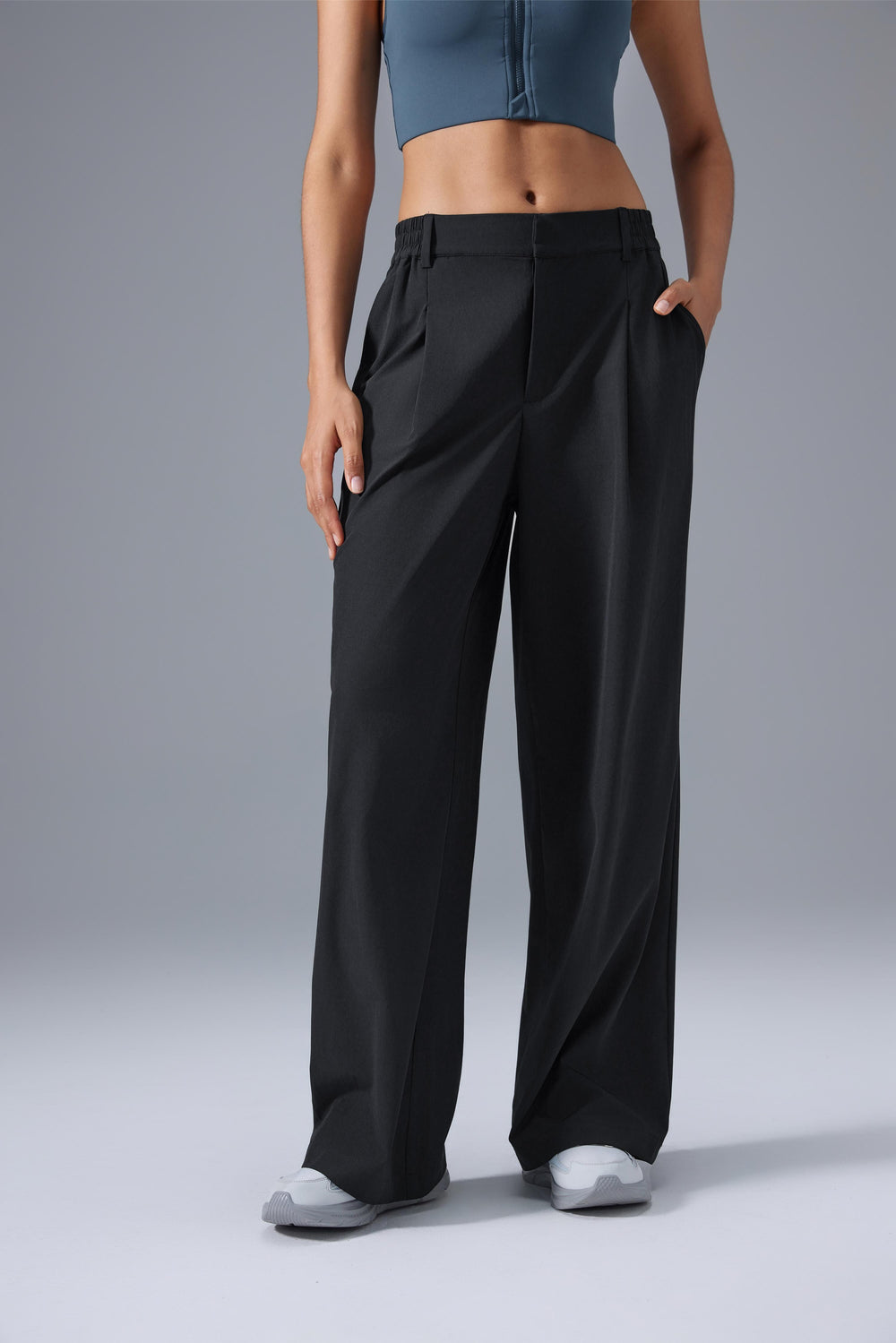 Cooling, Breathable & Wrinkle-Free Conquer Wide Leg Trousers