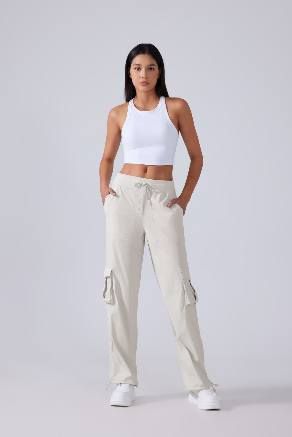 Stretchable Utility Travel Joggers With 6 Pockets