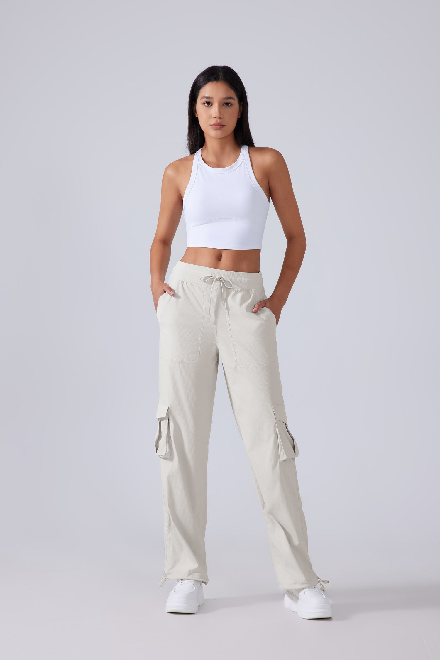 Stretchable Utility Travel Joggers With 6 Pockets