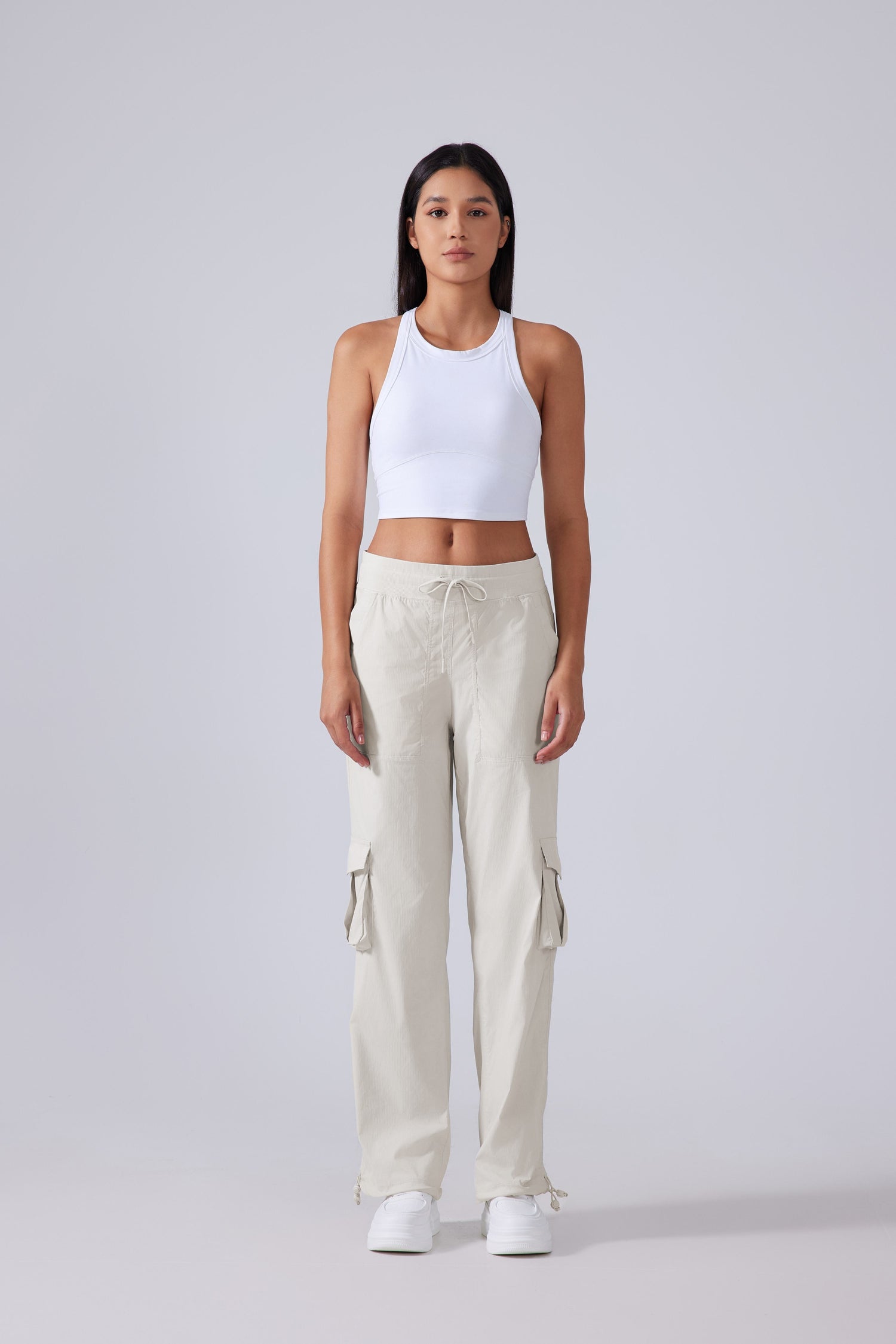 Stretchable Utility Travel Joggers With 6 Pockets