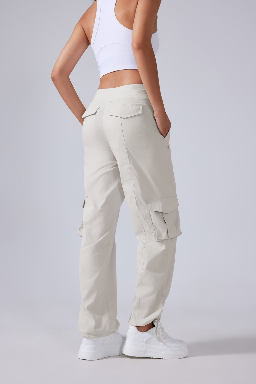 Stretchable Utility Travel Joggers With 6 Pockets
