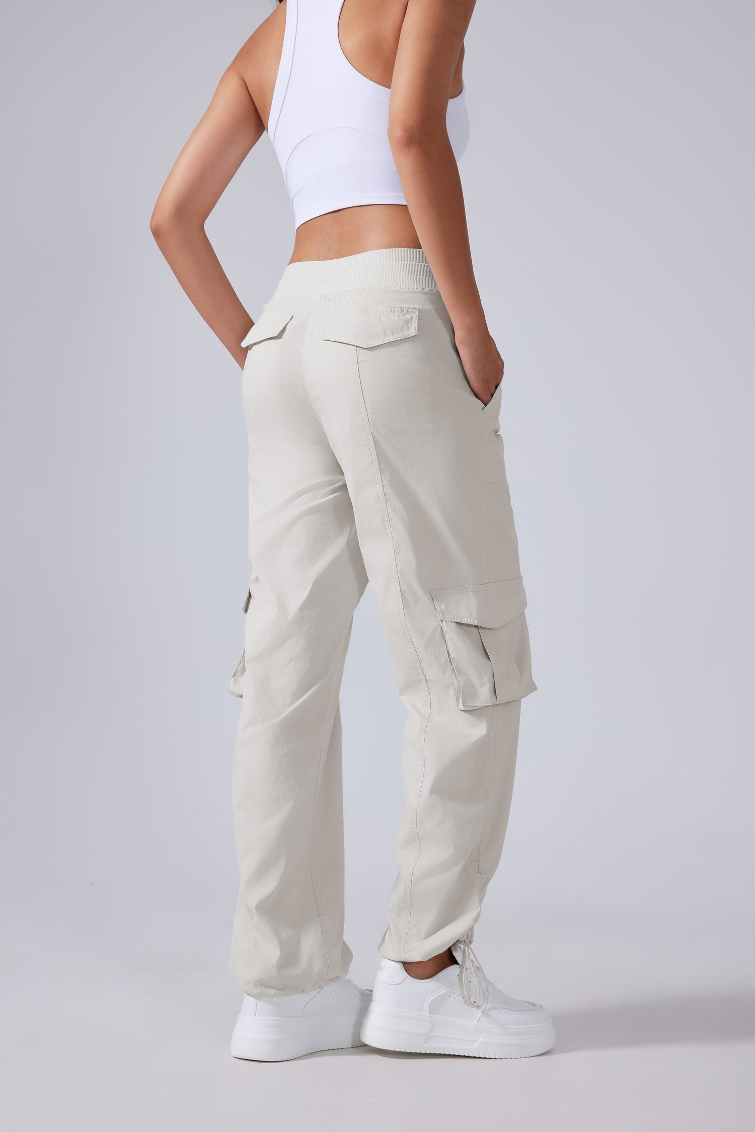 Stretchable Utility Travel Joggers With 6 Pockets