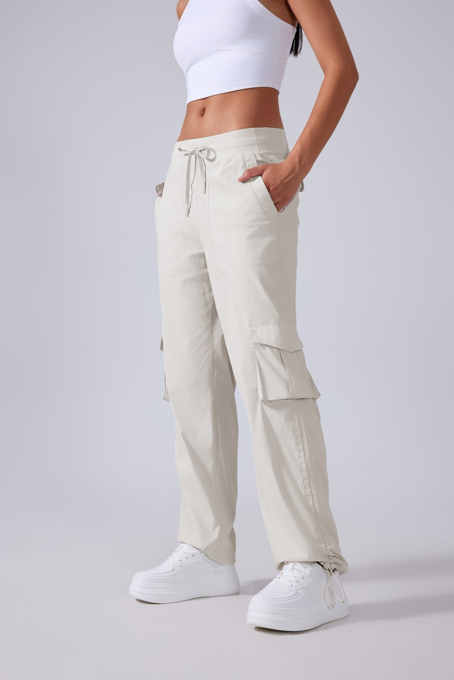 Stretchable Utility Travel Joggers With 6 Pockets